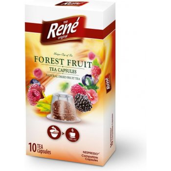 René Fruit lesní ovoce čajové kapsle Nespresso 10 ks