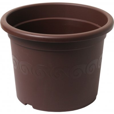 Plastia Květináč Narcis 23 cm čokoláda – Zboží Dáma