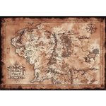ABYstyle Maxi plakát - mapa Středozemě, Pán prstenů – Zboží Dáma