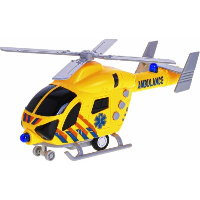 Mikro trading Helikoptéra ambulance 20 cm na setrvačník se světlem a zvukem – Zboží Mobilmania