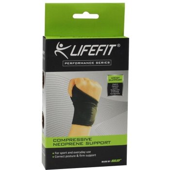 LifeFit BN802 neoprénová bandáž zápěstí s fixací palce