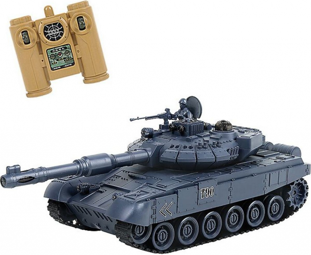 Zegan RC Russia Tank T-90 RTR 27MHz Grey RC_99801 1:28