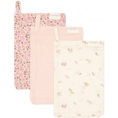 Little Dutch žínky 3 ks růžová – Zboží Mobilmania