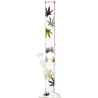 EVPK Skleněný bong Multi Leaf colored 40 cm – Hledejceny.cz