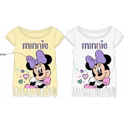 Minnie licence dívčí tričko Minnie Mouse 52029565, žlutá