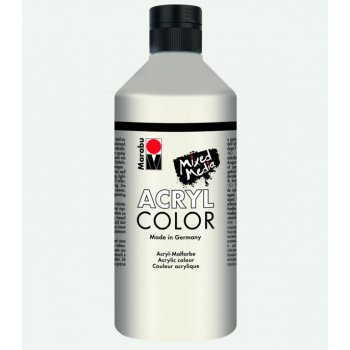 Akrylová barva Marabu Acryl Color 500 ml 070 bílá