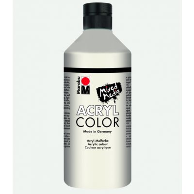 Akrylová barva Marabu Acryl Color 500 ml 070 bílá