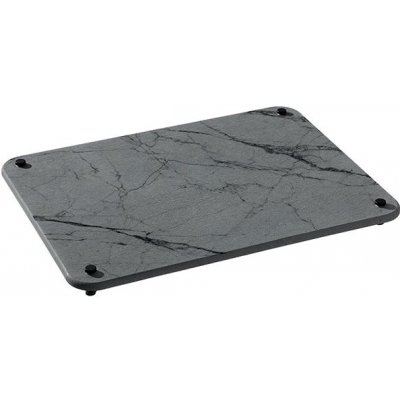 Bezdoteku Podložka do kuchyně pro servírování či sušení šedý mramo 40x30 cm – Zboží Dáma