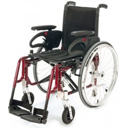 DMA BASIC LIGHT PLUS RED invalidní vozík variabilní šířka sedáku 42