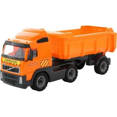 WADER 8749 Auto sklápěčka s návěsem 59x19x25cm oranžová KX6880 – Zboží Mobilmania