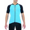 Cyklistický dres UYN Granfondo OW Biking Shirt krátký rukáv Danube Blue/Blackboard pánský