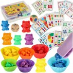 Medvídci učení počítat montessori 44 ks – Hledejceny.cz