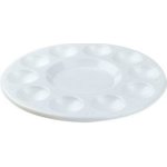 Main Paper S.L. Paleta plastová 17x17cm kulatá bílá – Zboží Mobilmania