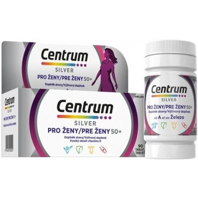 Centrum Silver pro ženy 50+ 90 tablet – Hledejceny.cz