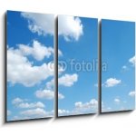 Obraz 3D třídílný - 105 x 70 cm - nuvem chmura nebe podzim – Sleviste.cz