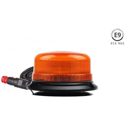 Amio Výstražný LED magnetický oranžový maják 12/24V - 36 LED s homologací E9 - W03M – Zboží Mobilmania