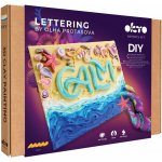 Okto lettering výtvarný set malování hmotou Calm 30 × 40 cm – Hledejceny.cz