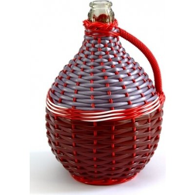 Demižon opletený, 5 l, mix barev 260101 – Zboží Dáma