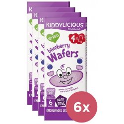 Kiddylicious oplatky borůvkové mini 4x4g 6x