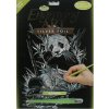 Škrábací  obrázek Royal & Langnickel Stříbrný vyškrabovací obrázek Panda