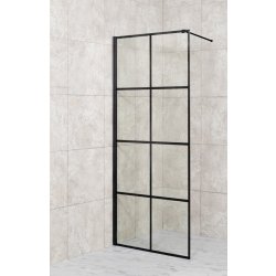 Olsen Spa Walk-in ALBOX BLACK - OLBALBO120BC