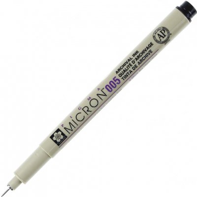 Liner Sakura Pigma Micron 005 - 0,20 mm, černá – Zboží Dáma Liner Sakura Pigma Micron 005 - 0,20 mm, černá – Zboží Dáma