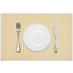 zahrada-XL 6 ks bambusových prostírání přírodní 30x45cm – Zboží Dáma