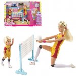Barbie Volleyball Trenérka s holčičkou a doplňky – Zboží Mobilmania