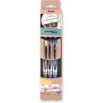 Pentel EnerGel BL77 modrý, fialový, zelený + washi páska – Zboží Živě