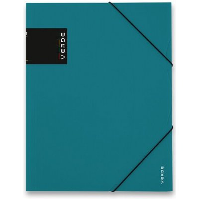 Verde 3chlopňové desky A4 modrá – Zboží Živě