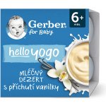 Gerber hello yogo mléčný dezert vanilka 4 x 100 g – Hledejceny.cz