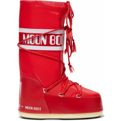 Moon Boot Nylon dámské sněhule red – Zboží Mobilmania