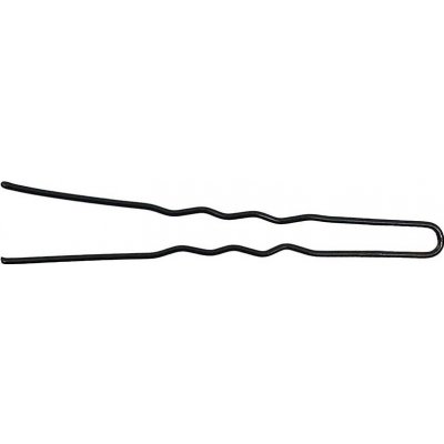 Waved hair pin - 65 mm 20 ks barva Black – Zboží Mobilmania