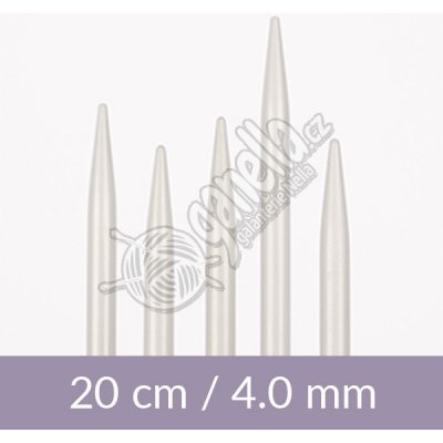 Ponožkové jehlice Drops 5x 04 mm, hliník – Zboží Dáma