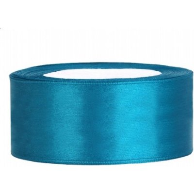 Stuha saténová tyrkysová 2,5cm/25m – Sleviste.cz