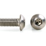 Šroub button imbus nerez A2, ISO 7380, půlkulatá hlava - M4x40 – Sleviste.cz