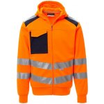 Payper Pracovní mikina Leader ORANŽOVÁ FLUO/NÁMOŘNICKÁ MODRÁ – Zboží Dáma