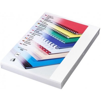 Classic Desky pro kroužkovou vazbu zadní strana A4 bílý 100 ks 32094 – Zboží Živě
