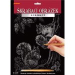 SMT Creatoys Škrabací obrázek stříbrný A4 3 druhy – Zboží Mobilmania