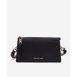 Michael Kors Černá dámská kožená crossbody kabelka Empire Xbody