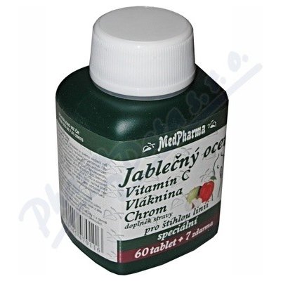 MedPharma Jablečný ocet Vitamín C vláknina chrom 107 tablet