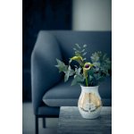 Bjorn Wiinblad Porcelánová váza Felicia silver H18 – Hledejceny.cz