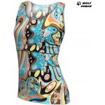 Jožánek kojicí tílko Kateřina tyrkysové vzorované TISK06 – Zboží Dáma