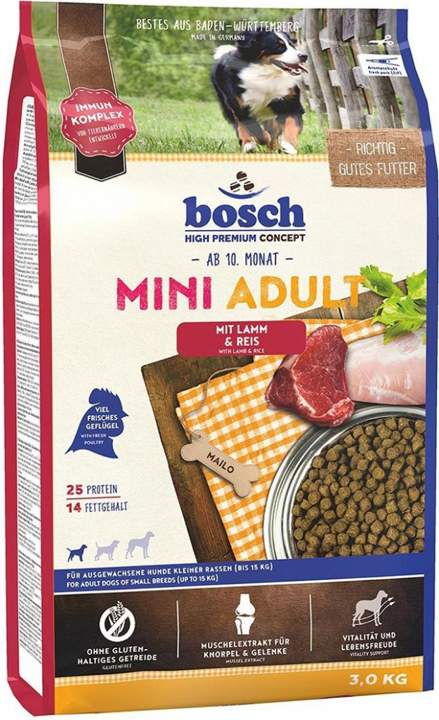bosch Mini Adult Lamb & Rice 3 kg