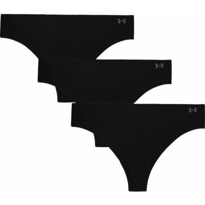 Under Armour Kalhotky Pure Stretch 3-Pack No Show Thong 1383893-001 černá – Zboží Mobilmania