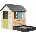 Smoby Domeček Life s čtvercovým pískovištěm/záhonem – Zboží Dáma