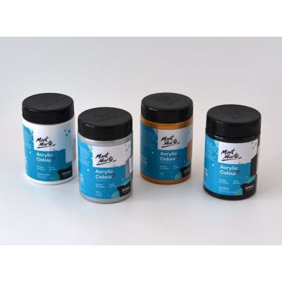 Mont Marte akrylová barva 300 ml zlatá – Hledejceny.cz