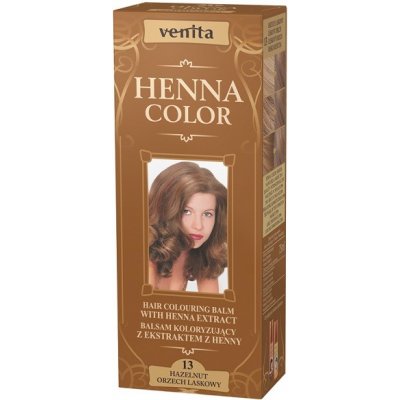 Venita Henna Color přírodní barva na vlasy 13 oříškově hnědá 75 ml
