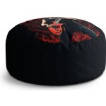 Sablio Taburet Circle ACDC Kytarista: 38x48 cm – Zboží Mobilmania