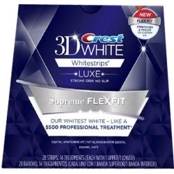 Recenze Crest 3D White Supreme FlexFit bělící pásky 28 ks - Heureka.cz